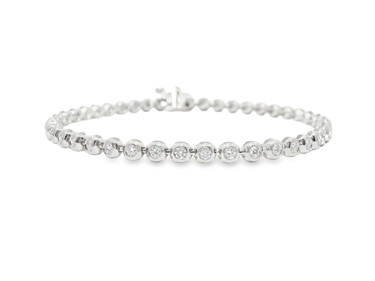 1.26CT Diamond Bracelet 14k Gold