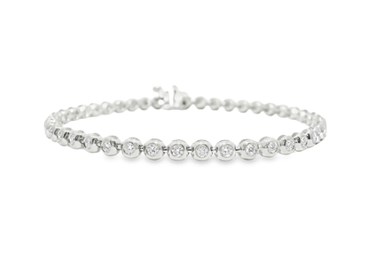 1.26CT Diamond Bracelet 14k Gold