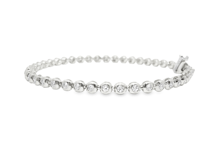1.26CT Diamond Bracelet 14k Gold