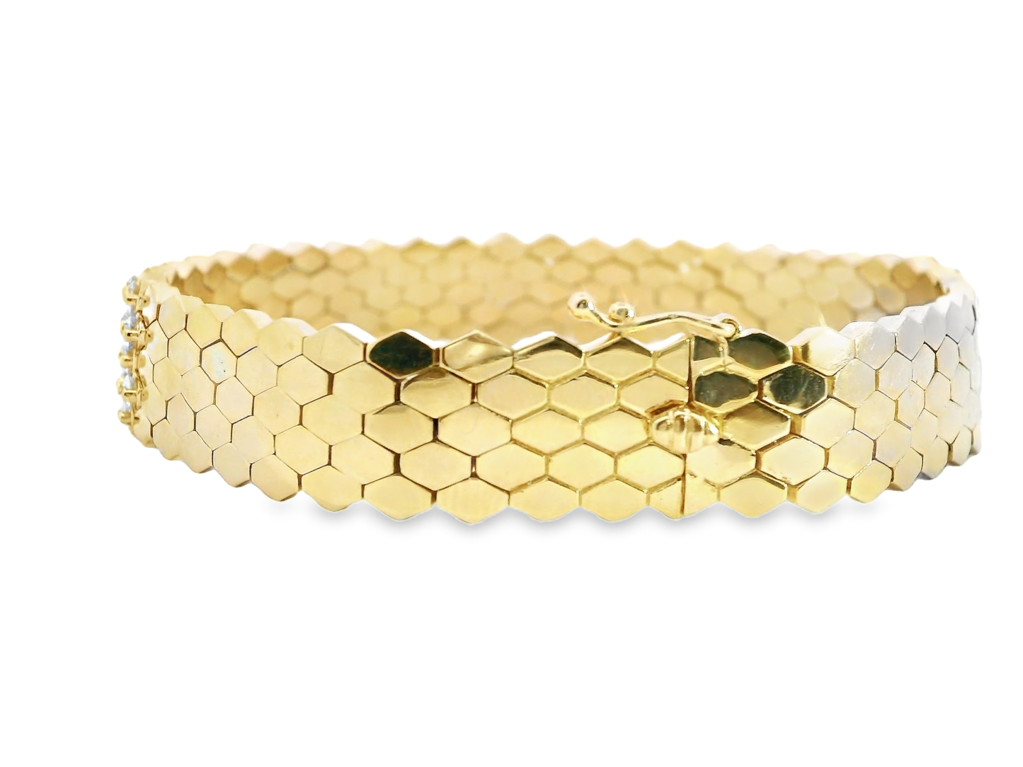 6.15CT Diamond Bracelet 14k Yellow Gold