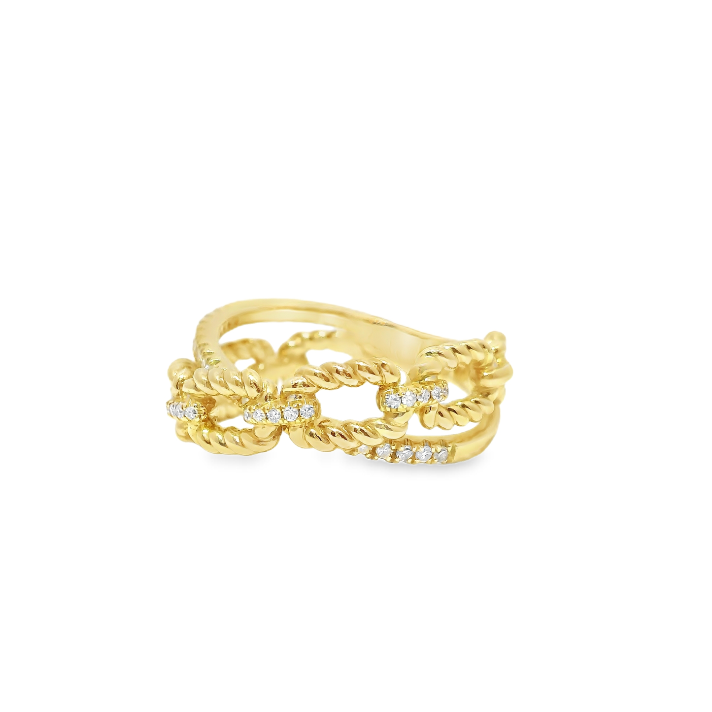 0.27CT Diamond Ring 14k Yellow Gold