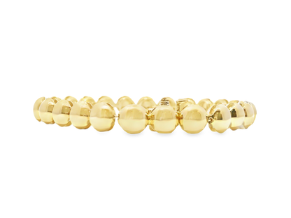 Plain Ball Bracelet 14k Yellow Gold