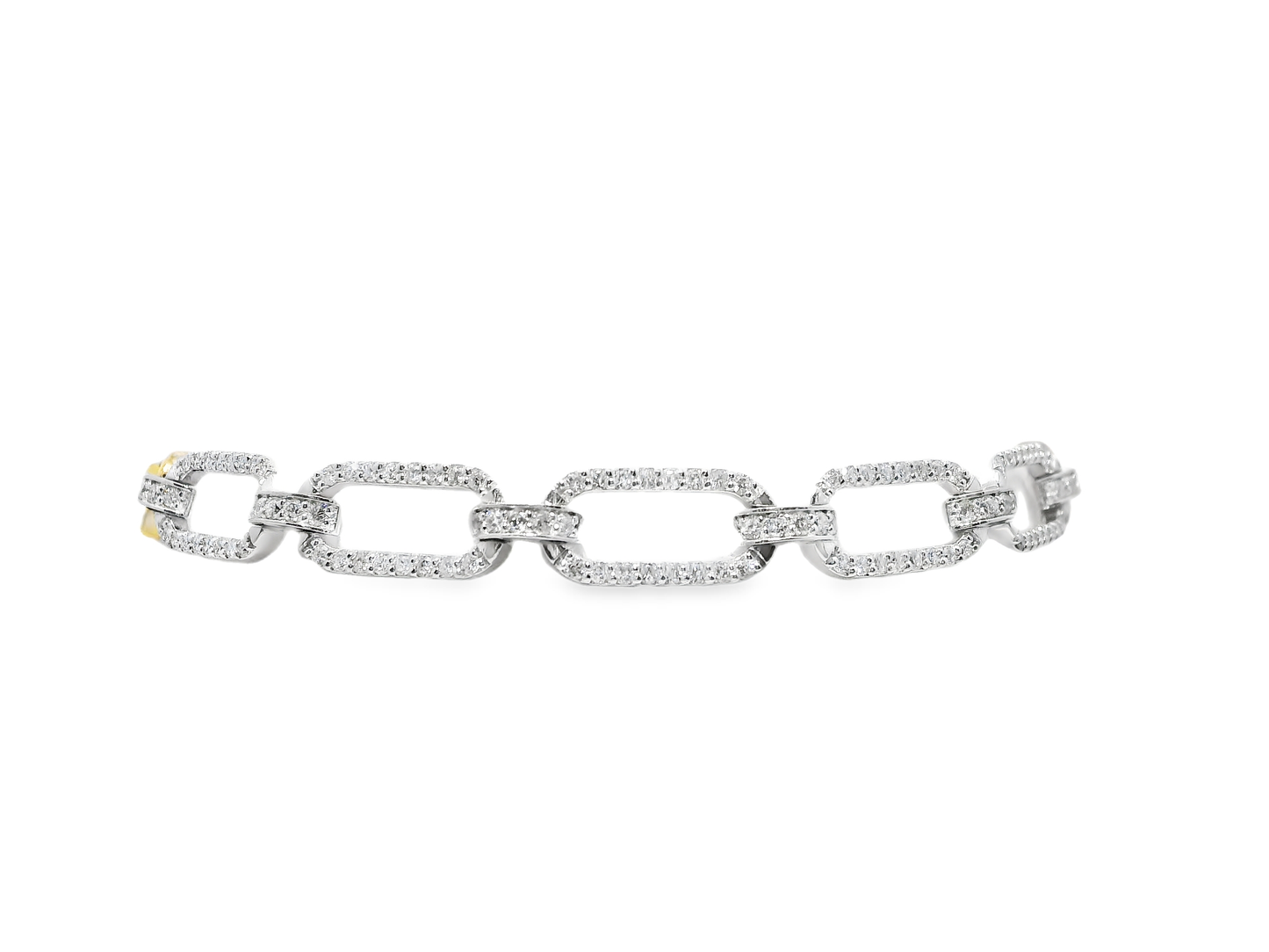 0.78CT Diamond Bracelet 14k Yellow Gold