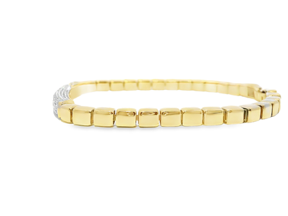 1.78CT Diamond Bracelet 14k Yellow Gold