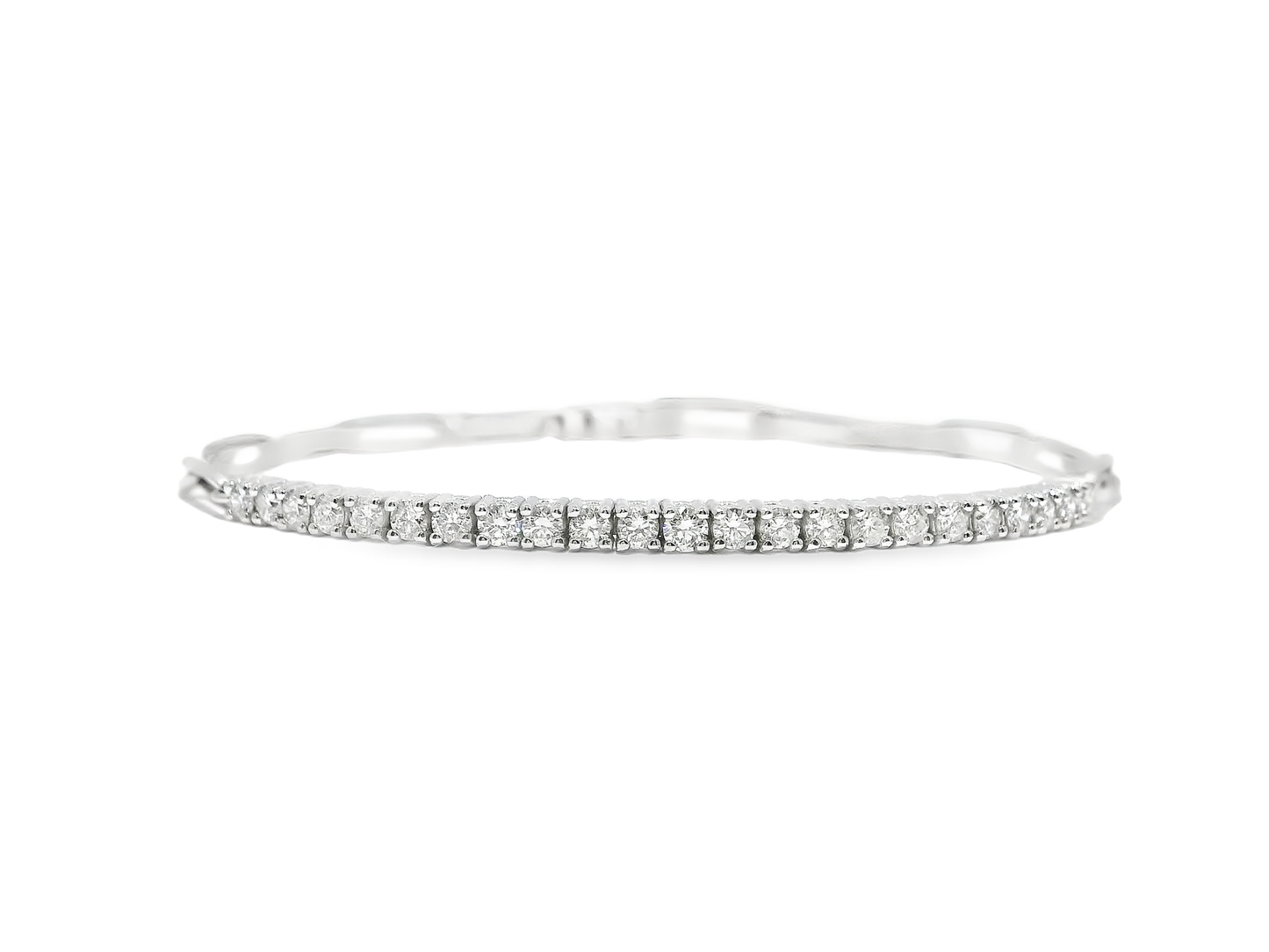 0.67CT Diamond Bracelet 14k White Gold