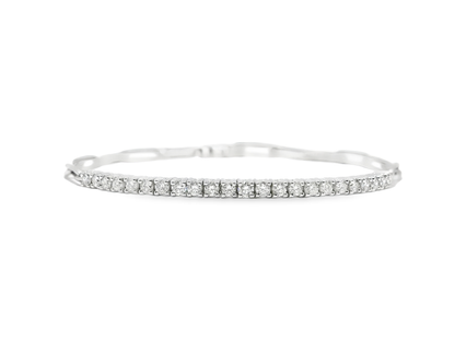 0.67CT Diamond Bracelet 14k White Gold