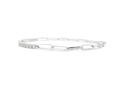 0.67CT Diamond Bracelet 14k White Gold