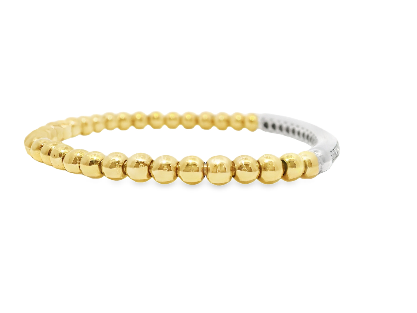 0.50CT Diamond Bangle 14k Yellow Gold