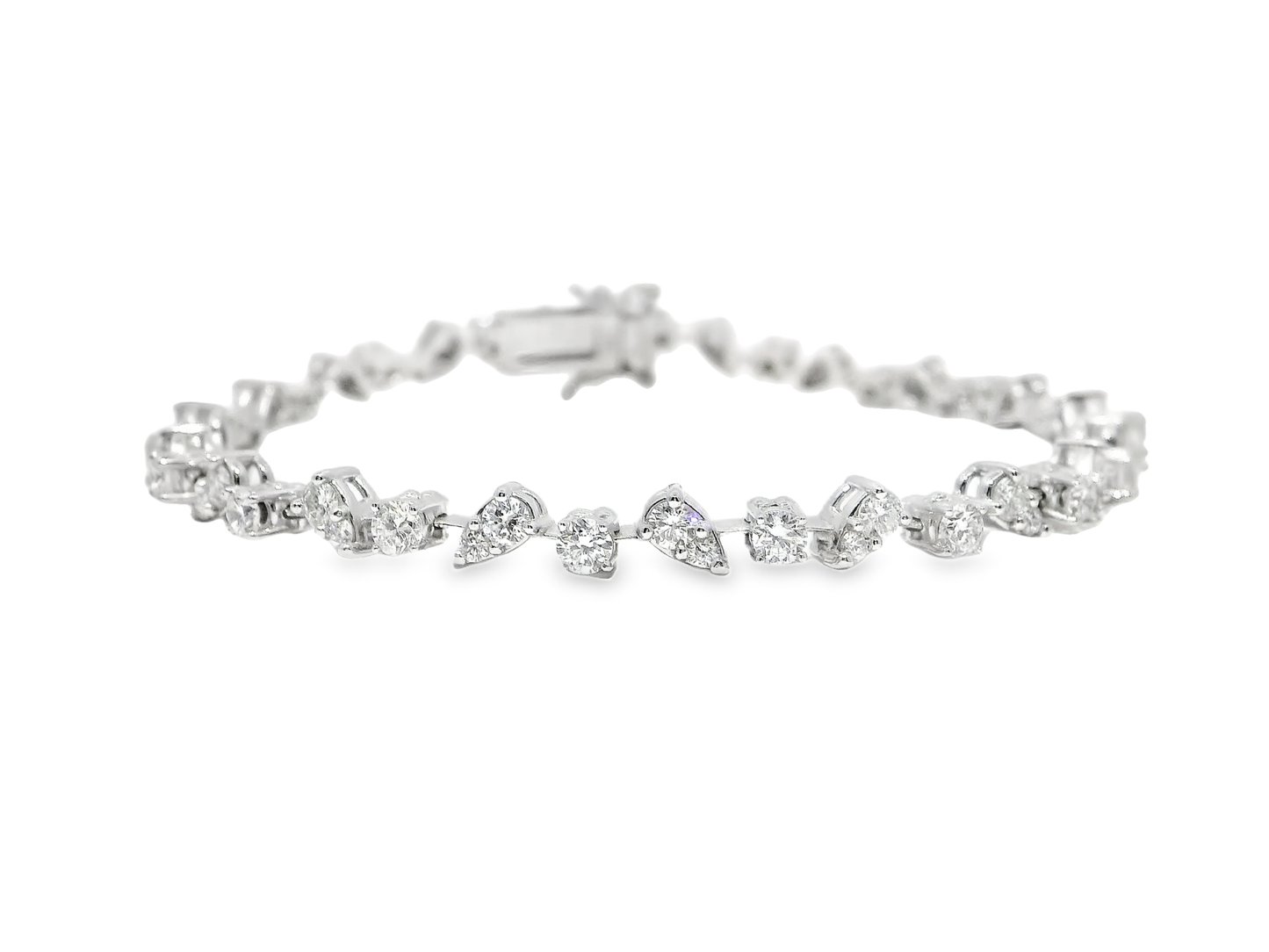 3.00CT Diamond Bracelet 14k White Gold