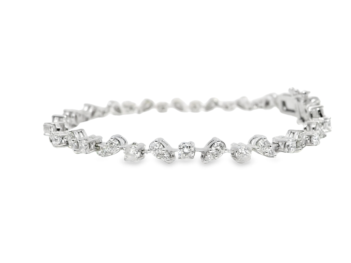 3.00CT Diamond Bracelet 14k White Gold