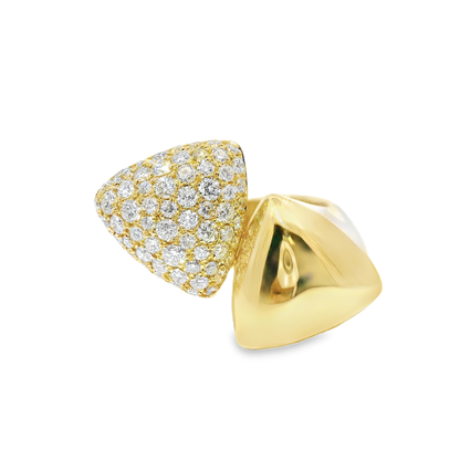 0.99CT Diamond Ring 14k Yellow Gold