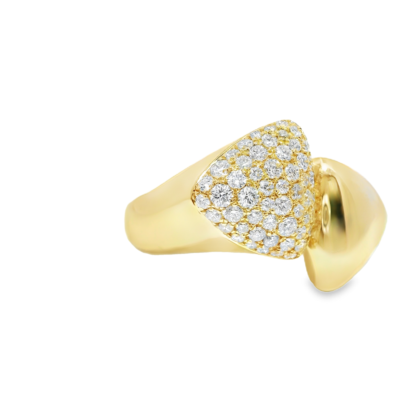 0.99CT Diamond Ring 14k Yellow Gold