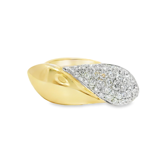 0.56CT Diamond Ring 14k Yellow Gold