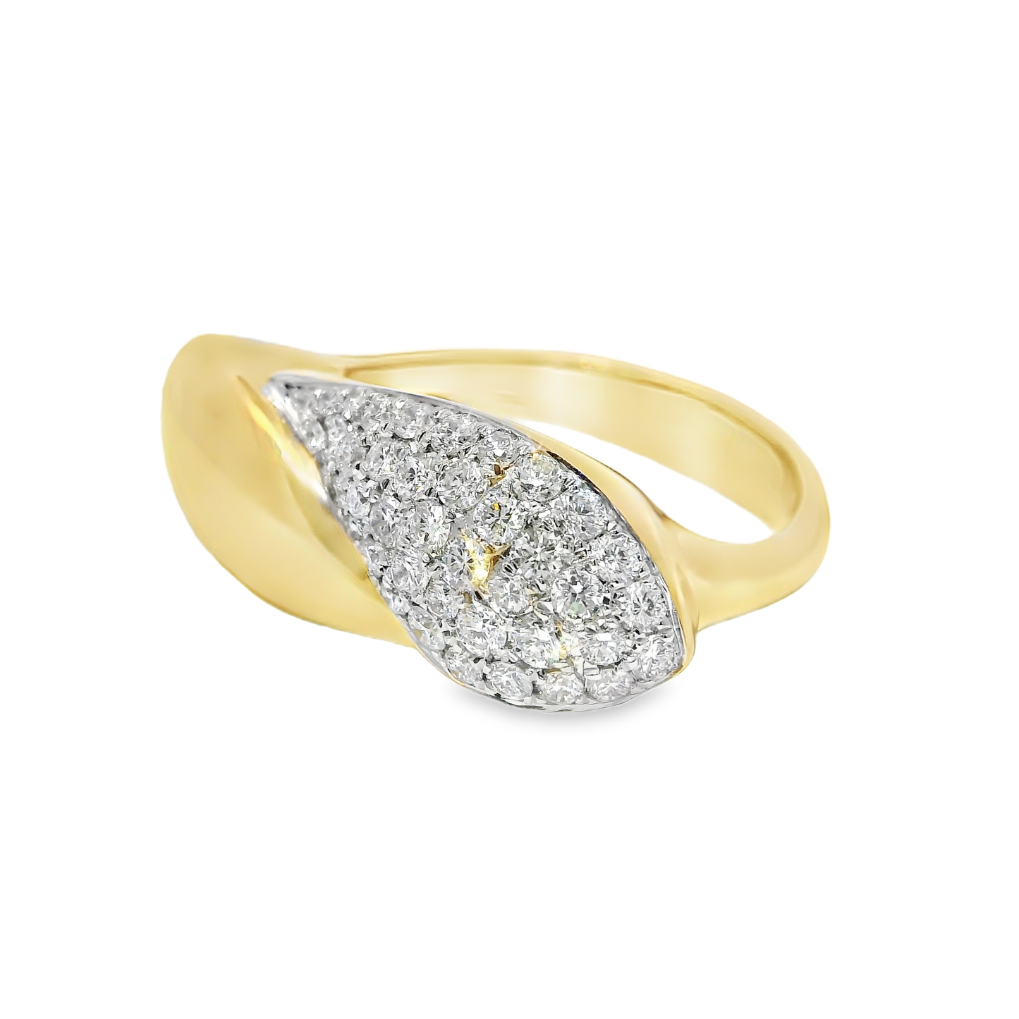 0.56CT Diamond Ring 14k Yellow Gold