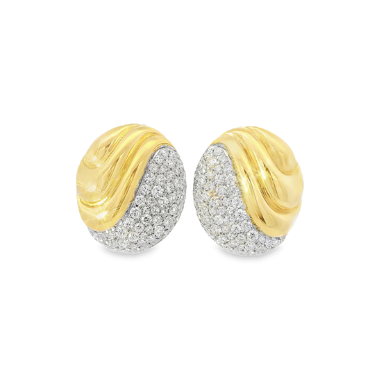 1.50CT Diamond Earring 14kYellow Gold