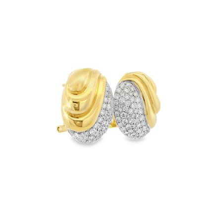 1.50CT Diamond Earring 14kYellow Gold