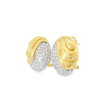 1.50CT Diamond Earring 14kYellow Gold