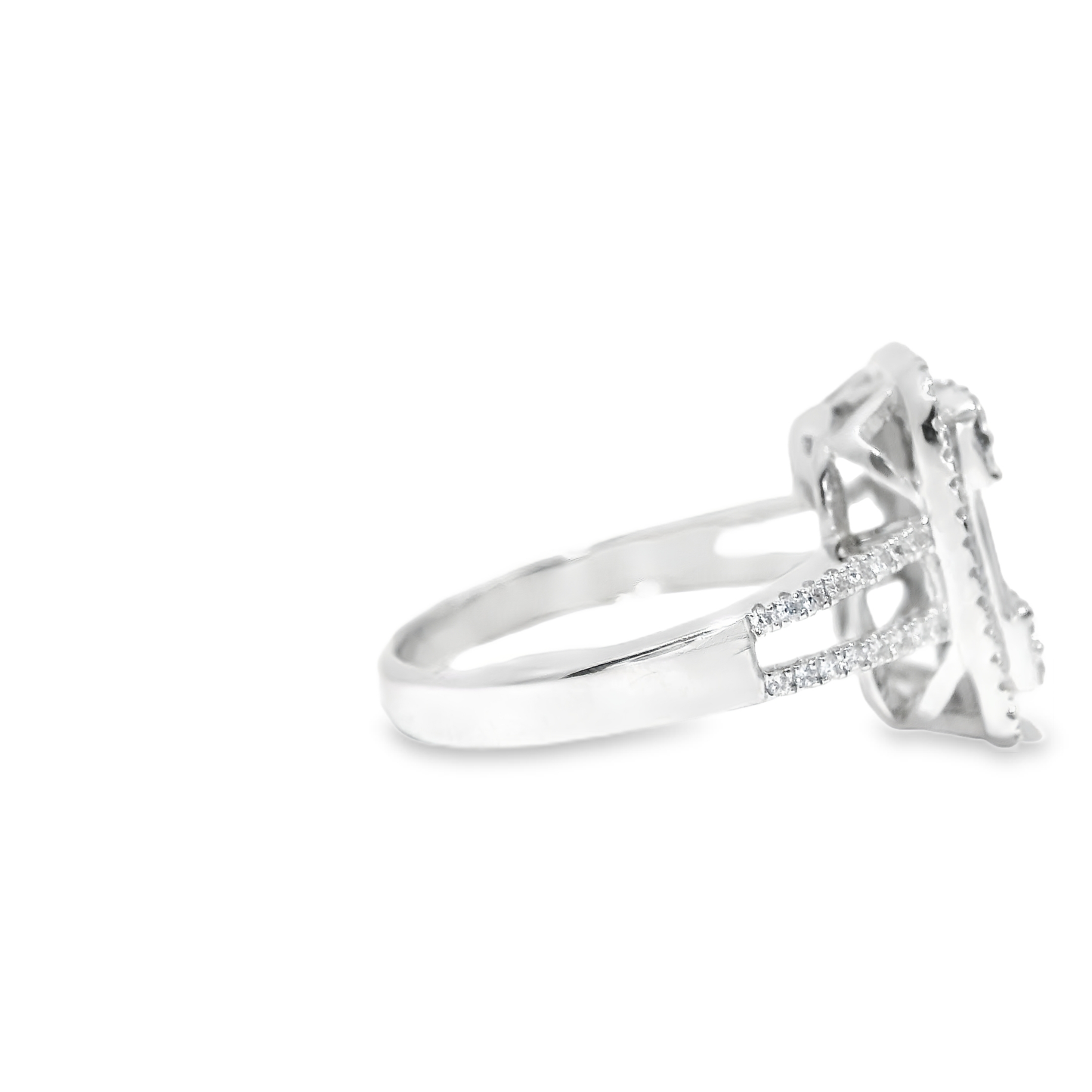 1.06CT Diamond Ring 18k White Gold