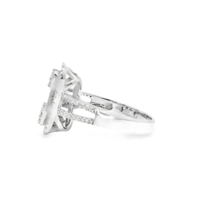 1.06CT Diamond Ring 18k White Gold