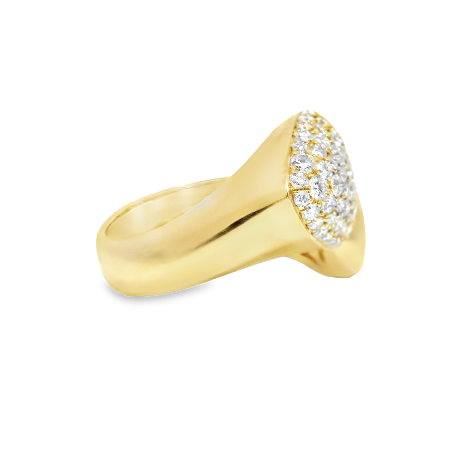 0.98CT Diamond Ring 14k Yellow Gold