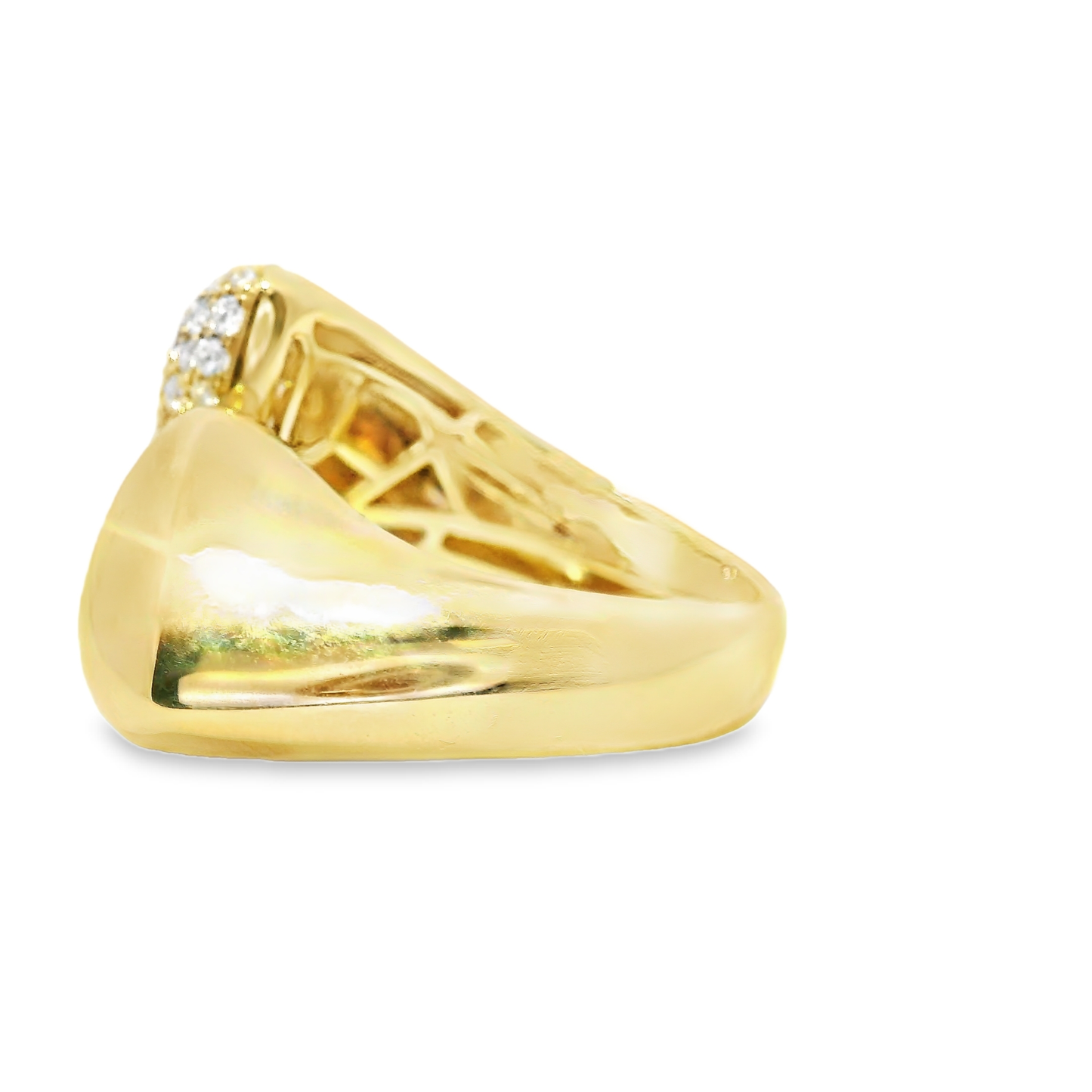 0.98CT Diamond Ring 14k Yellow Gold