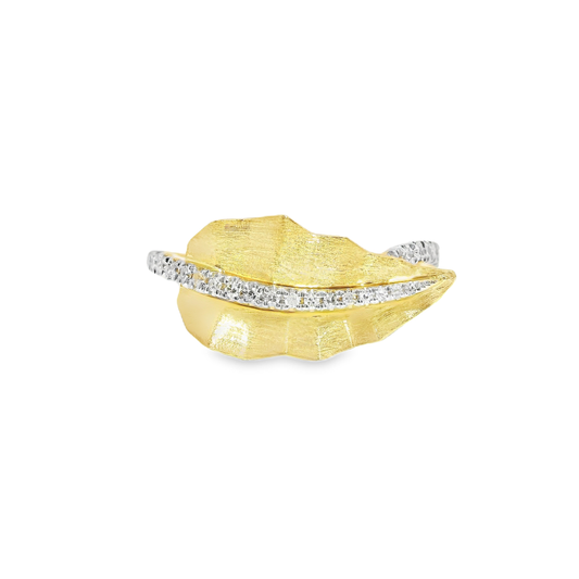 0.16CT Diamond Ring 14k Yellow Gold