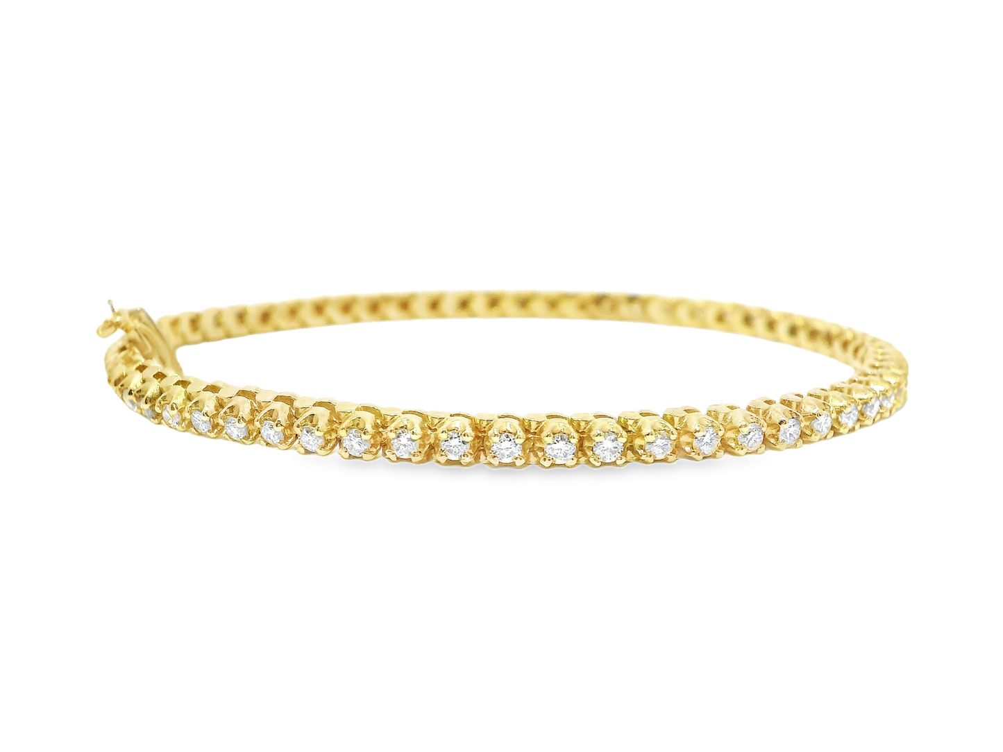 1.50CT Diamond Tennis Bracelet 14k Yellow Gold