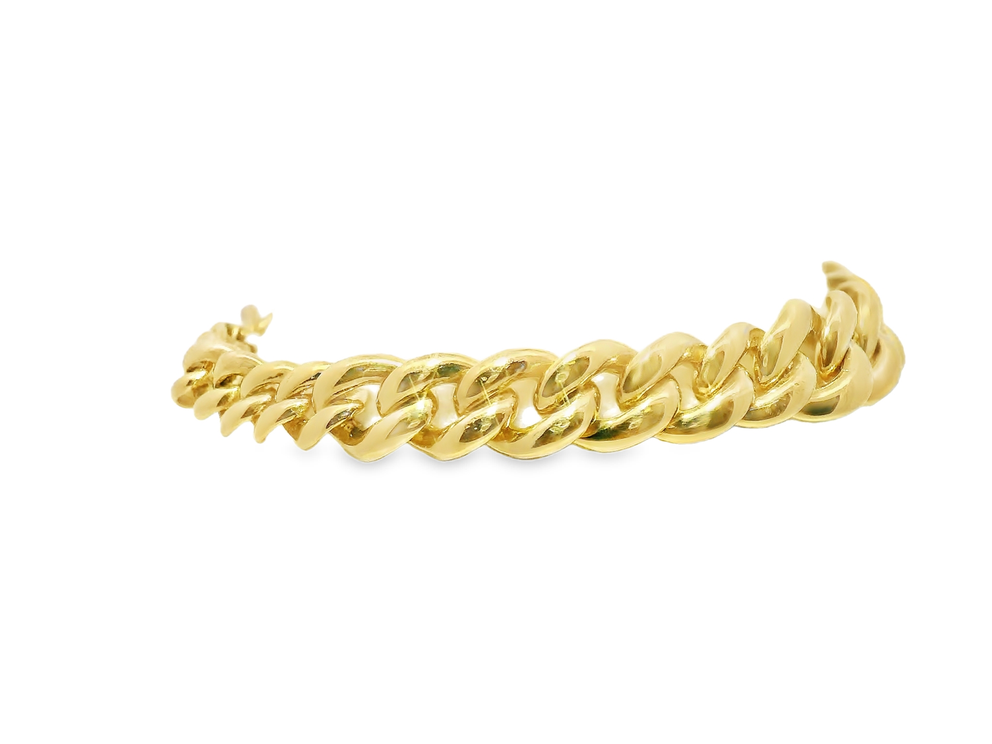 Plain Chain Link Bracelet 18k Yellow Gold