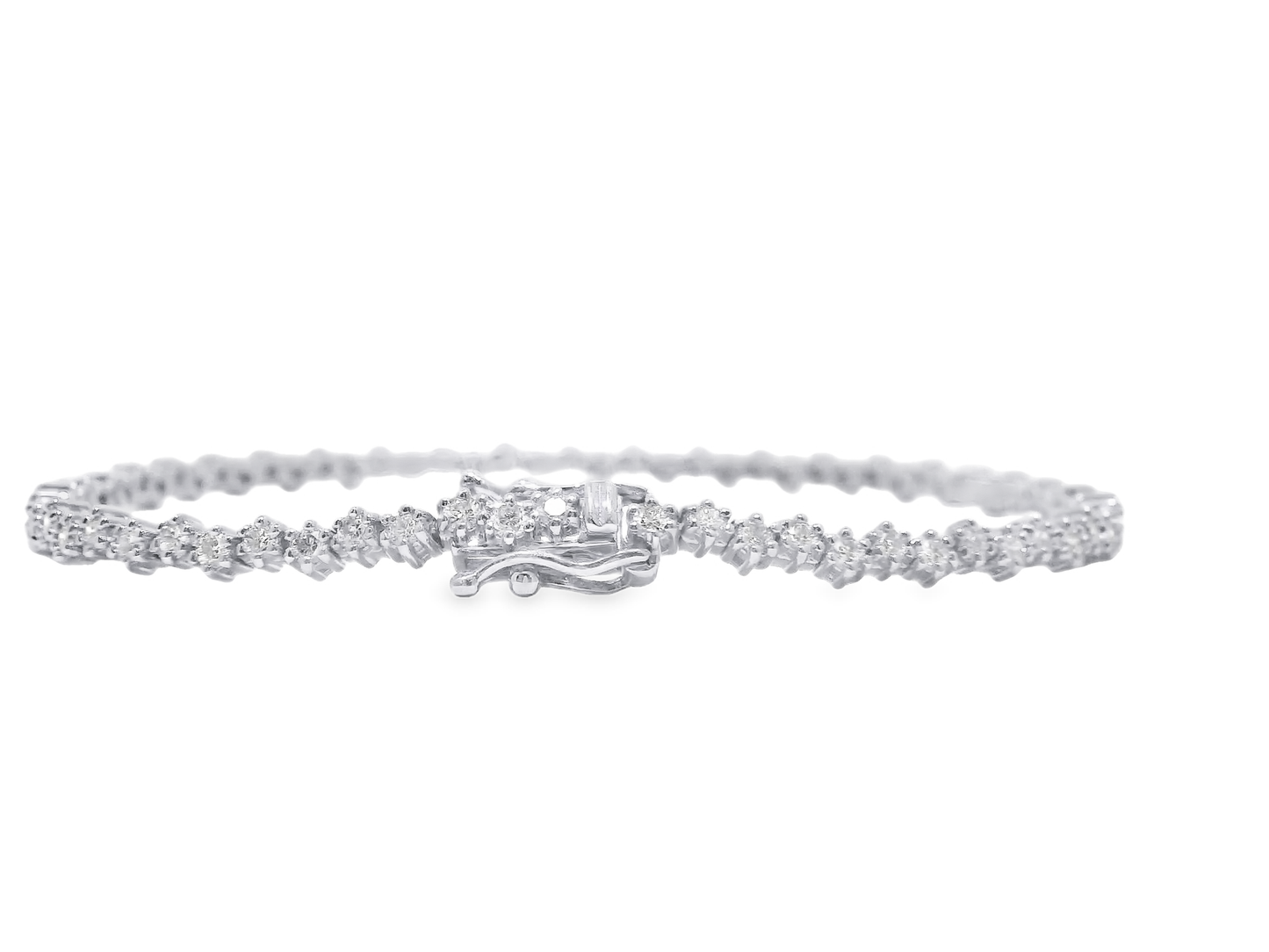 1.65CT Diamond Bracelet 14k Gold