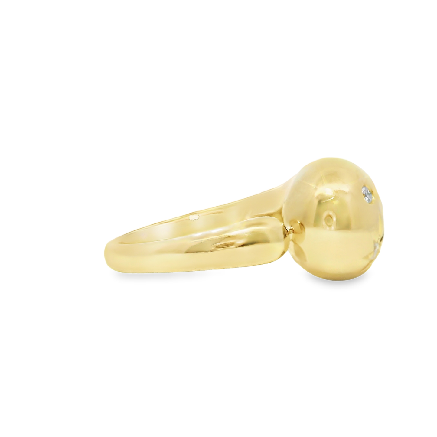 0.19CT Diamond Ring 14k Yellow Gold