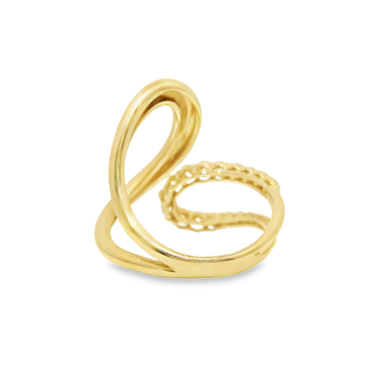 0.86CT Diamond ring 14k Yellow Gold