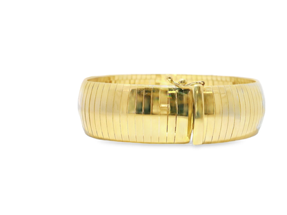 1.00CT Diamond Bangle 14k Yellow Gold