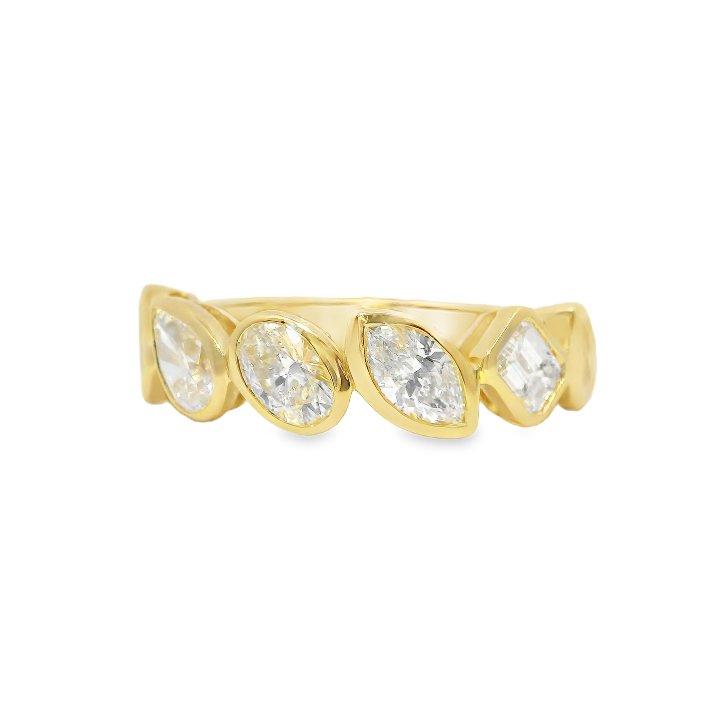 1.94CT Diamond Ring 18k Yellow Gold