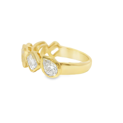 1.94CT Diamond Ring 18k Yellow Gold