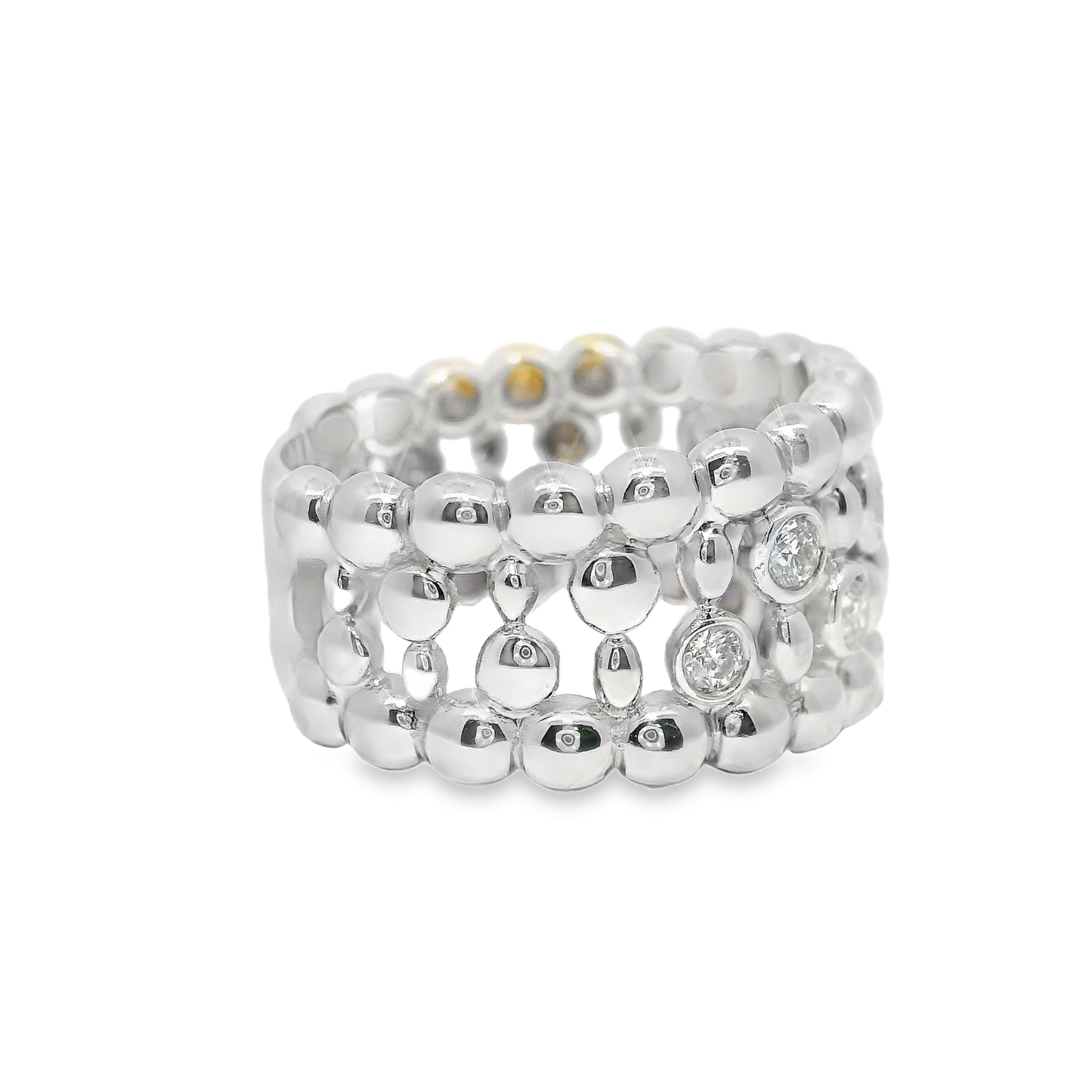 0.42CT Diamond Ring 18k white Gold