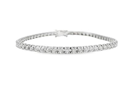2.00CT Diamond Bracelet 18k White Gold