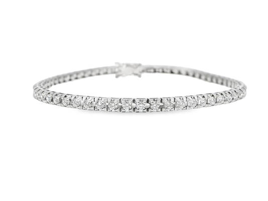 2.00CT Diamond Bracelet 18k White Gold