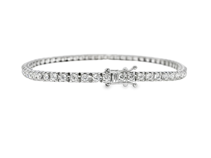 2.00CT Diamond Bracelet 18k White Gold