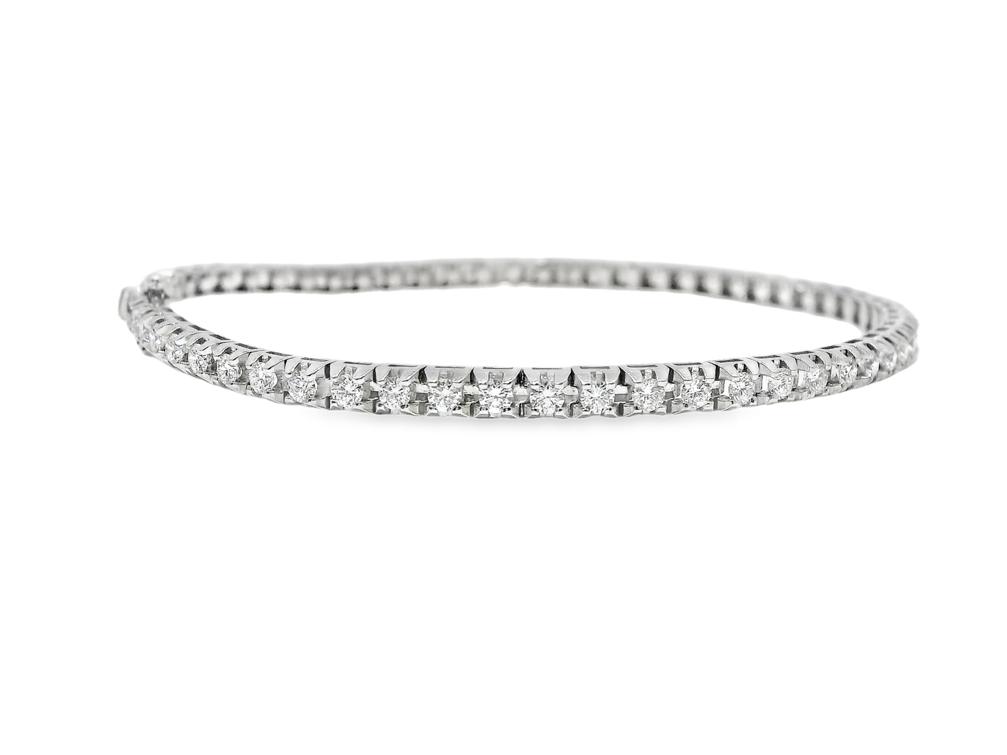 2.00CT Diamond Bracelet 18k White Gold