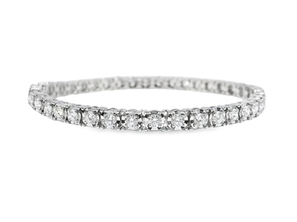3.17CT Diamond Bracelet 18k White Gold