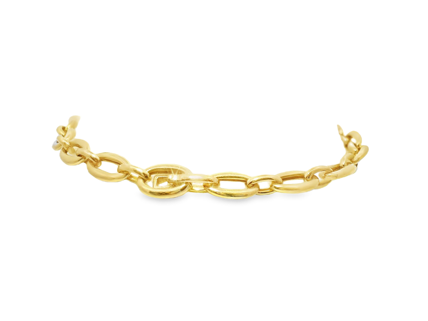 0.62CT Diamond Bracelet 18k Yellow Gold