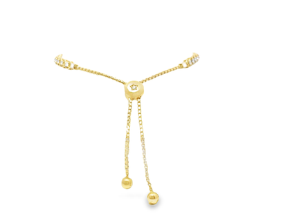 0.73CT Diamond Bracelet 14k Yellow Gold