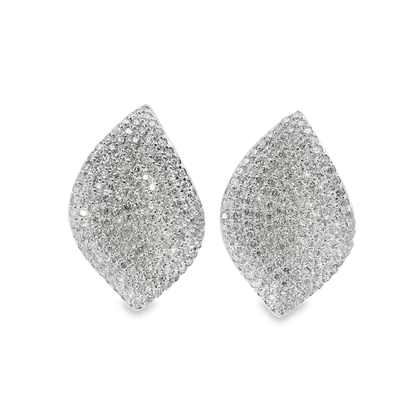 1.90CT Diamond Earring 14k White Gold