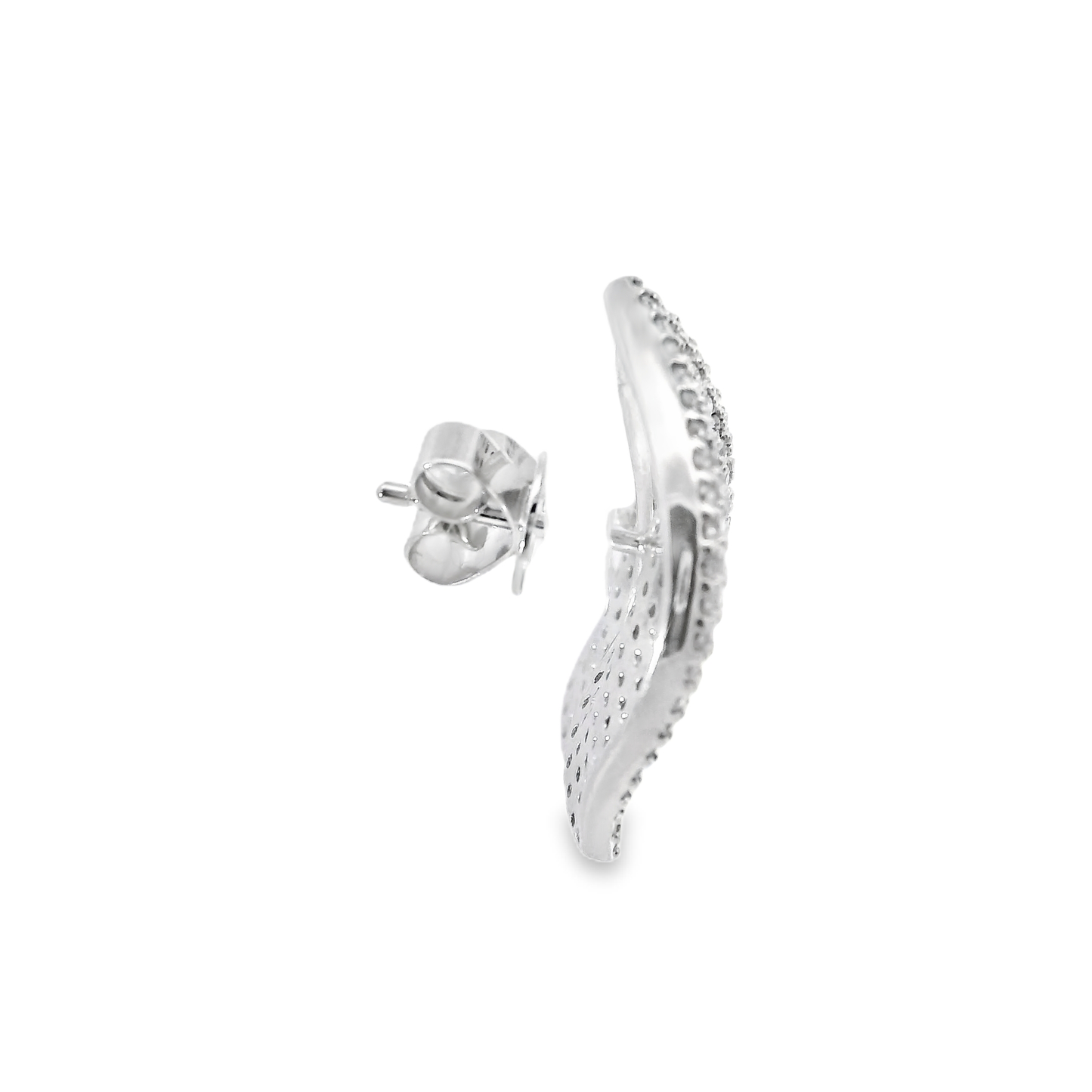 1.90CT Diamond Earring 14k White Gold