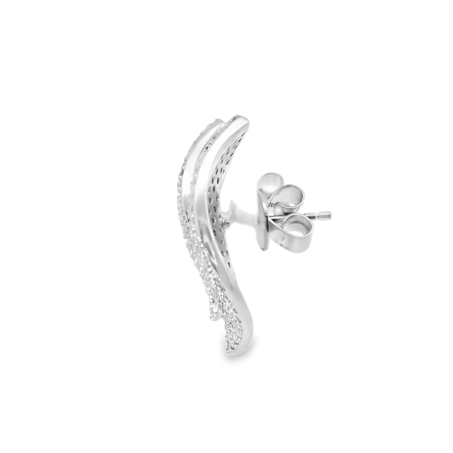 1.90CT Diamond Earring 14k White Gold