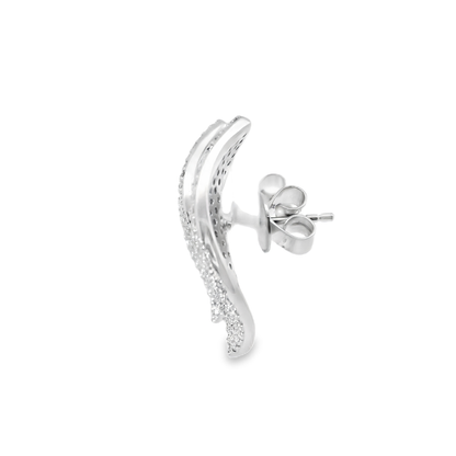 1.90CT Diamond Earring 14k White Gold