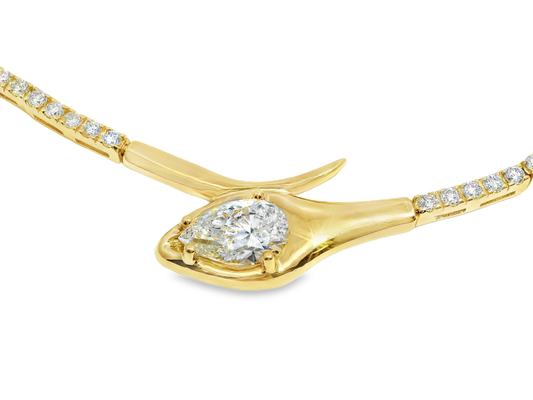 2.69CT Diamond 1.14CT Clear Lab Certified Stone 14k Yellow Gold