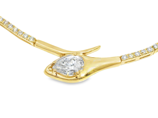 2.69CT Diamond 1.19CT Clear Lab Certified Stone 14k Yellow Gold