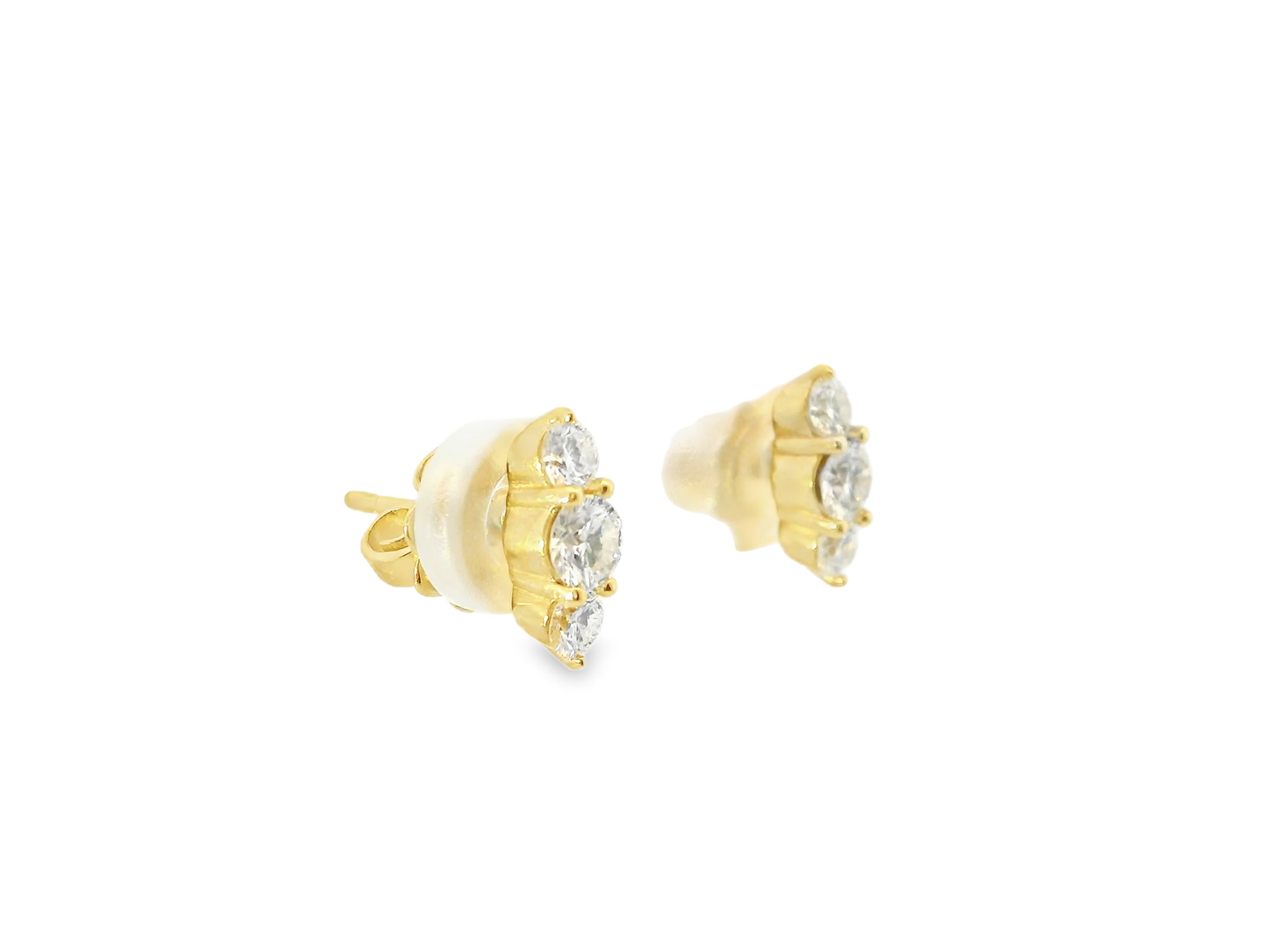 0.43CT Diamond Fashion Earring 14k Yellow Gold
