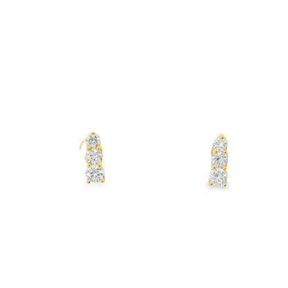 0.25CT Diamond Earring 14k Yellow Gold